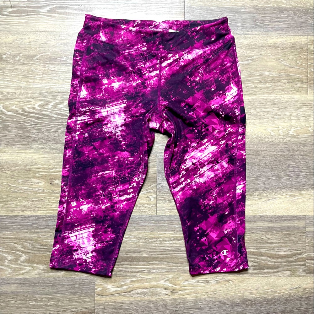 Champion power flex  bike shorts purple size medium